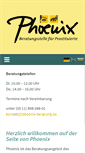 Mobile Screenshot of phoenix-beratung.de